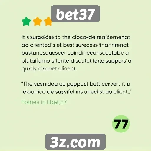 Opiniões de usuários sobre o atendimento ao cliente do bet37